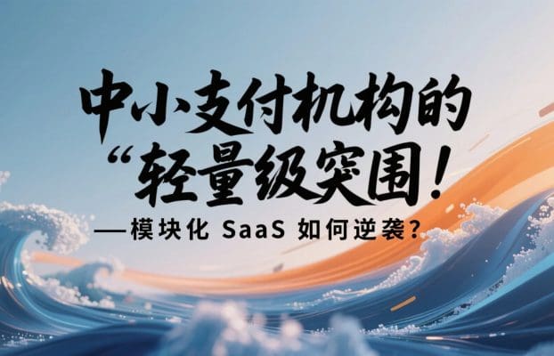 中小支付机构的“轻量级突围”——模块化 SaaS 如何逆袭？