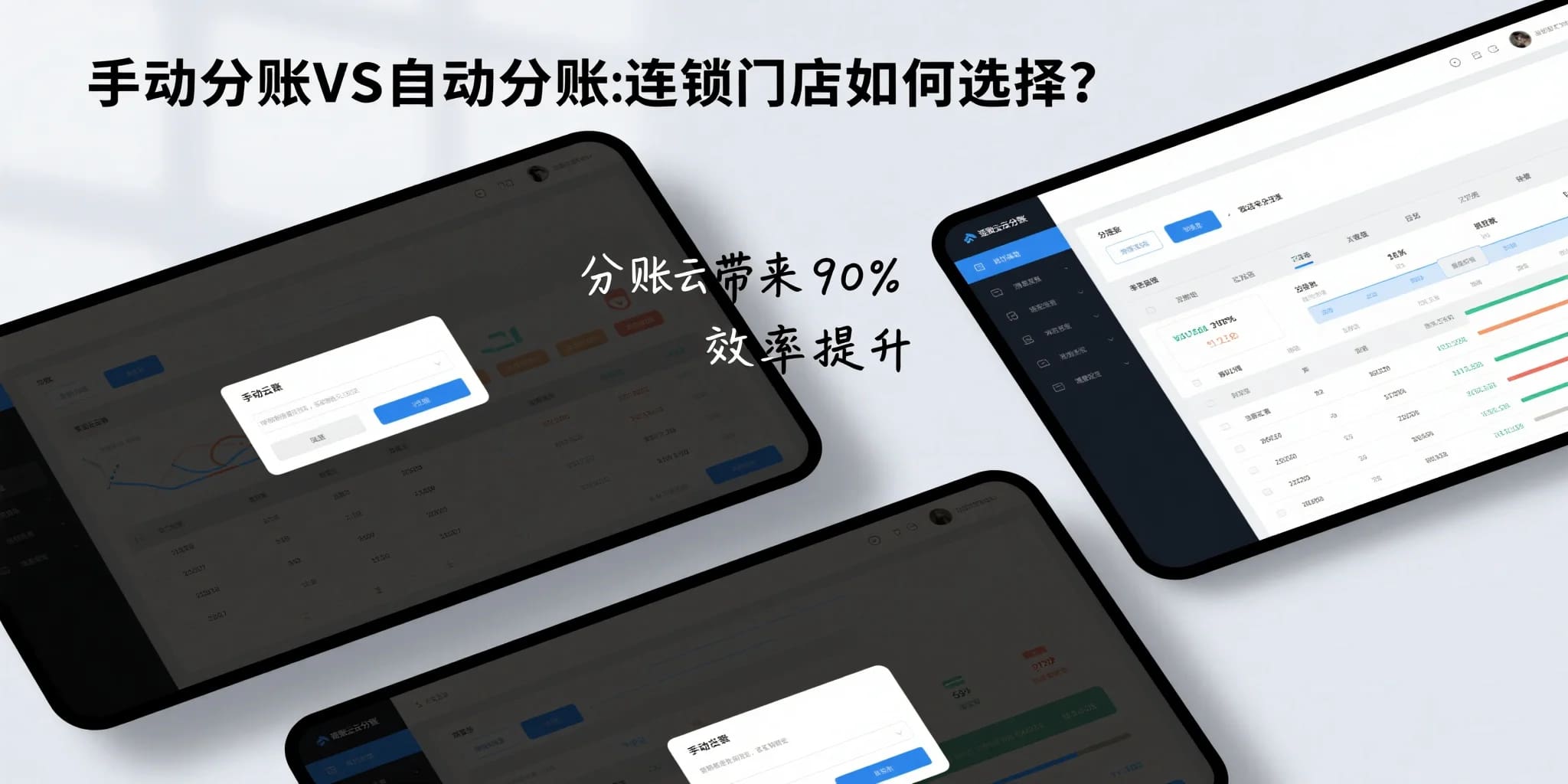 手动分账VS自动分账：连锁门店如何选择？分账云带来90%效率提升