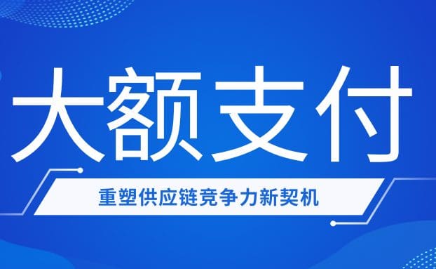 直播预告 | 从“支付”到“智付”:大额支付重塑供应链竞争力新契机