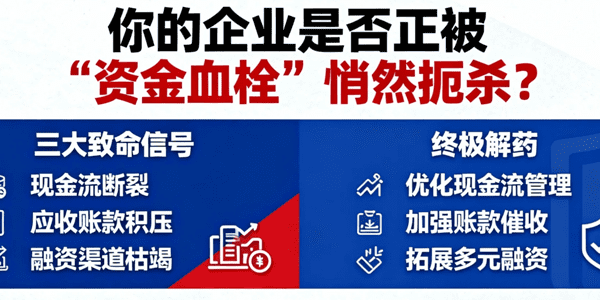 你的企业是否正被“资金血栓”悄然扼杀？三大致命信号与终极解药