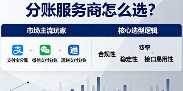 分账服务商怎么选？深度解析市场主流玩家与核心选型逻辑