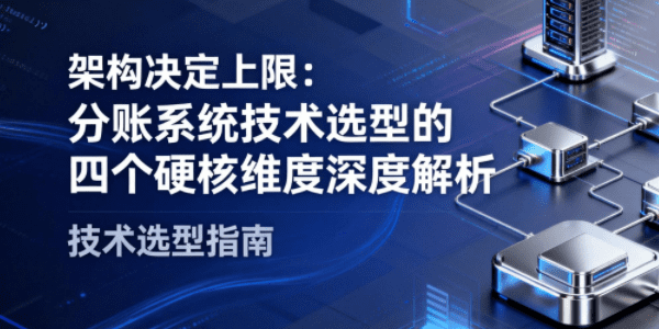 架构决定上限：分账系统技术选型的四个硬核维度深度解析