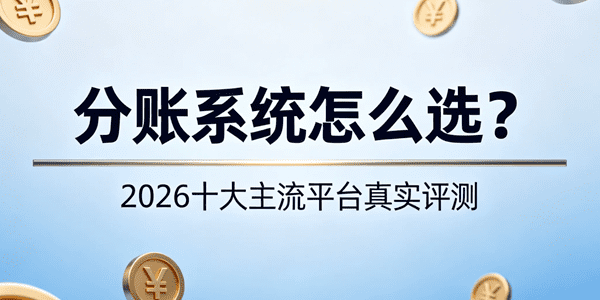 分账系统怎么选？2026十大主流平台真实评测