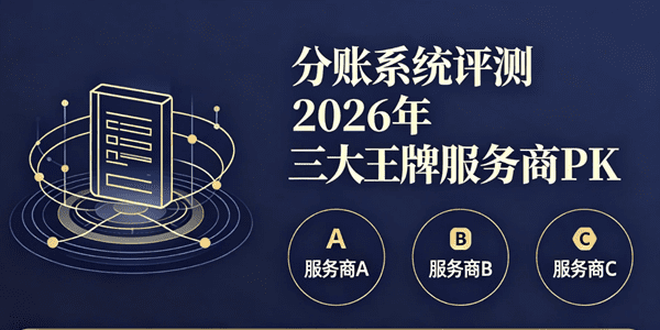 分账系统评测：2026年三大王牌服务商PK