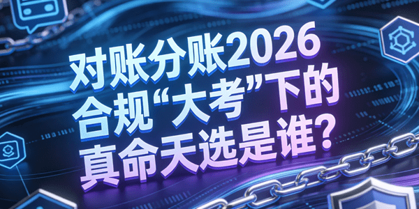 对账分账2026：合规“大考”下的真命天选是谁？