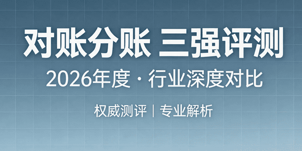对账分账 三强评测