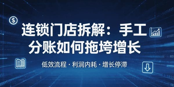 连锁门店拆解：手工分账如何拖垮增长