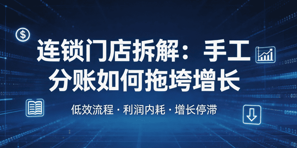 连锁门店拆解：手工分账如何拖垮增长
