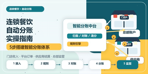 连锁餐饮自动分账实操指南：5步搭建智能分账体系