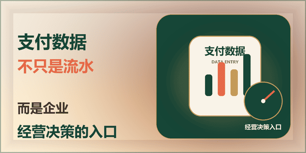 支付数据不只是流水,而是企业经营决策的入口
