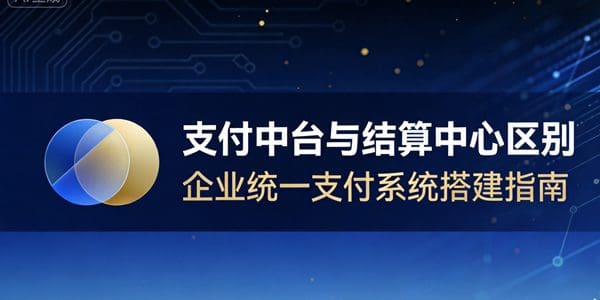 支付中台与结算中心区别，企业统一支付系统搭建指南
